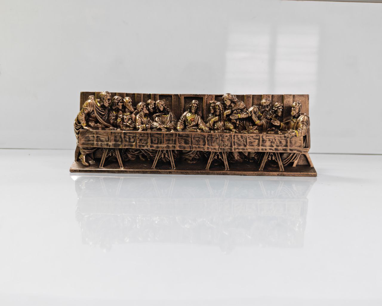 The Last Supper - Antique Religious Tabletop Masterpiece