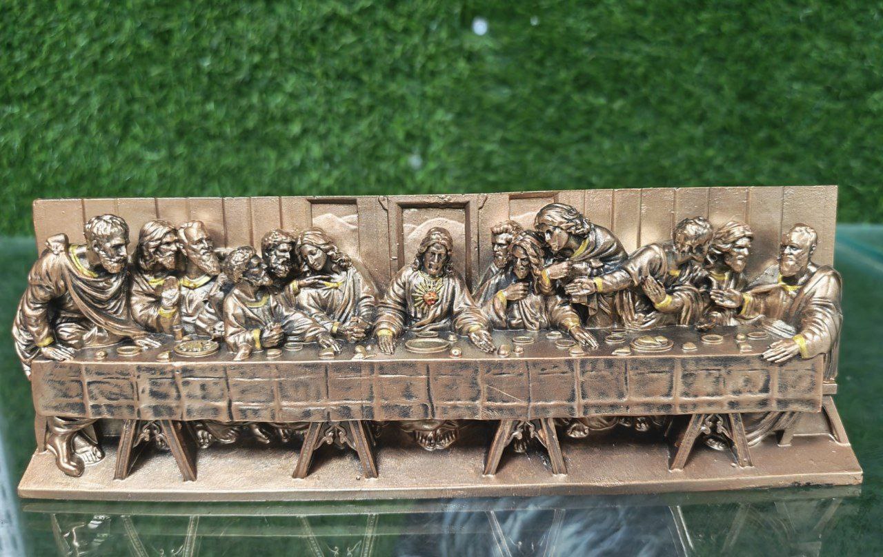 The Last Supper - Antique Religious Tabletop Masterpiece