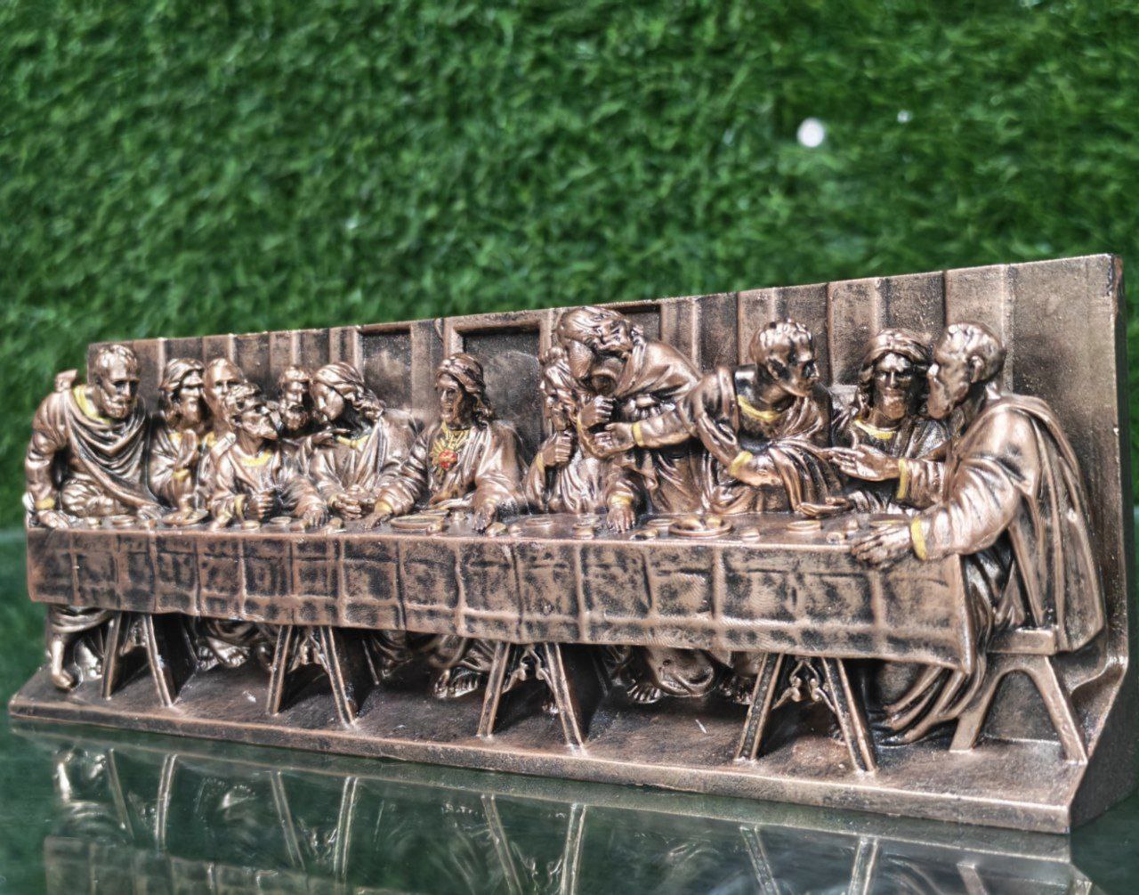 The Last Supper - Antique Religious Tabletop Masterpiece